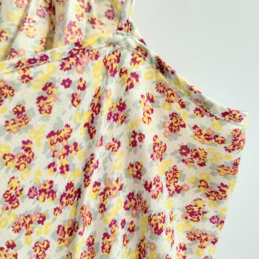Reformation Rebekah Floral‎ Yellow Mini Dress - Picture 11 of 14